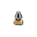 Изображение товара Кран шаровой Cimberio CIM 25 1/2″ Ду15 Ру100 полнопроходной, латунь, внутренняя резьба, декоративная хромированная ручка-рычаг, для скрытого монтажа
