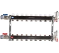 Изображение товара Коллектор стальной ROMMER RMS-3210 в сборе без расходомеров, 9 выходов