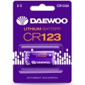 Изображение товара Литиевый элемент питания DAEWOO CR123A 3 В блистер 1 шт.