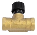 Изображение товара Клапан балансировочный Danfoss USV-S 1/2″ Ду15 Ру16 ручной, В/Р муфтовый, KVS=1,6, без ниппелей, корпус - латунь