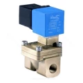 Изображение товара Клапан электромагнитный Danfoss EV220W 3/8″ Ду10 Ру16 латунный, муфтовый, нормально-закрытый, серия 10-50, с катушкой AS024CS (042U426119)