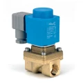 Изображение товара Клапан электромагнитный EV250B Danfoss 3/8″ Ду10 Ру10 латунный, муфтовый, нормально-закрытый, с катушкой BB230AS (032U157131)