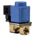 Изображение товара Клапан электромагнитный EV251B Danfoss 1/2″ Ду12 Ру16 латунный, муфтовый, нормально-закрытый, с катушкой BB230AS (032U538131)