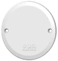 Изображение товара Крышка подрозетника GUSI ELECTRIC на винтах, корпус - пластик, цвет - белый