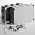 Изображение товара Коробка распределительная Ruvinil 110x150x70 IP55 пластиковая серая для электропроводки