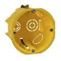 Изображение товара Коробка установочная Systeme Electric 68(65)х45 для скрытого монтажа, корпус - пластик, цвет - желтый