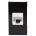 Изображение товара Розетка компьютерная DKC Viva 1-местная RJ45 черная