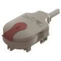 Изображение товара Блок отводной DKC FG07M1 с фиксированной полярностью N/L1, количество полюсов - 2P, длина кабеля - 800мм, номинальный ток - 10 A, цвет фиксатора - красный