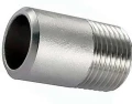 Изображение товара Ниппель DN.ru Н-304-W-НР 4″ Ду100 Ру20, корпус - нержавеющая сталь AISI 304, присоединение - под приварку/наружная резьба, тип резьбы - BSPT