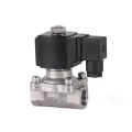 Изображение товара Клапан электромагнитный DN.ru VS231-VT-NC-24VDC 1″ Ду25 Ру7, соленоидный двухходовой, корпус - нержавеющая сталь 304, уплотнение - Viton, резьбовой, нормально-закрытый, прямого действия, катушка - 24В
