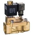 Изображение товара Клапан электромагнитный соленоидный двухходовой DN.ru VS2W-400V-PU-NC Ду50 Ру16 корпус латунь, пилотного действия, присоединение внутренняя резьба 2, нормально-закрытый (НЗ), уплотнение VITON, катушка 24В (опрессовано)