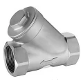Изображение товара Клапан обратный DN.ru 316-316-PTFE-T 1″ 1/2 Ду40 Ру40 Y-образный, муфтовый, пружинный, корпус - нержавеющая сталь, диск - нержавеющая сталь (опрессовано)