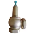 Изображение товара Клапан предохранительный пружинный DN.ru 617-617-PTFE-T Ду15 Ру16 корпус - латунь CW617N, материал запорного органа - латунь CW617N, уплотнение - PTFE, тип присоединения - резьбовой