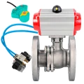 Изображение товара Кран шаровой DN50 фланцевый BV3232P 2pc FP F ISO H WDVF с пневмоприводом PA-DA-083 ALS200D