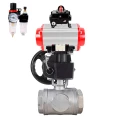 Изображение товара Кран шаровой BV3232P(4pc)-SP-3WT-T-ISO-H WDVF Ду25 пневмопривод