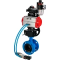Изображение товара Затвор дисковый поворотный DN ru WBV1313E-2W-F-H Ду50 Ру16 с пневмоприводом
