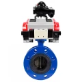 Изображение товара Затвор дисковый поворотный DN.ru WBV1331E-2W-F-H Ду80 Ру16 с пневмоприводом