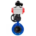 Изображение товара Затвор дисковый поворотный DN.ru WBV1313E-2W-F-H Ду50 Ру16 фланцевый чугун EPDM