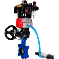 Изображение товара Затвор дисковый DN125WBV1631E-2W-Fb-H с пневмоприводом NAMUR