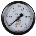 Изображение товара Манометр осевой ЭКОМЕРА МД02-63 шкала 0-1 МПа, корпус 63 мм, присоединение G1/4″