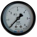 Изображение товара Манометр осевой ЭКОМЕРА МД02-63 0-10 бар с присоединением G1/4