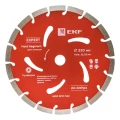 Изображение товара Диск алмазный EKF Expert Hard Segment 230х22.23 диаметр - 230мм, отверстие - 22.23мм, толщина - 2.4мм, макс. вращение - 6600об/мин dd-230hps