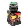 Изображение товара Кнопка EKF PROxima ABLFS-22 Ду22 с подсветкой NO+NC IP54 220В зеленая