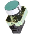 Изображение товара Кнопка EKF BA31 Ду22 1з+1р AC/DC круглая, без подсветки, зеленая