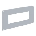 Изображение товара Пластрон EKF AVERES 250x490 мм материал - сталь для шкафа AV Trivia, с вырезом для вертикальных автоматических выключателей ВА-99/250 3х3Р/3х4Р, цвет - cветло-серый