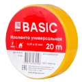 Изображение товара Изолента EKF Basik желтая 0.13х15 мм 20 м