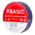 Изображение товара Изолента EKF Basik 0.13х15 мм синяя, 20 м, негорючий ПВХ