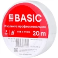 Изображение товара Изолента EKF Basik ПВХ 0,18х19 мм, длина - 20 м, белая