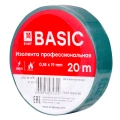Изображение товара Изолента EKF Basik ПВХ 0,18х19 мм зеленая, длина 20 м