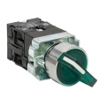 Изображение товара Переключатель EKF BD33 разборный, с подсветкой, трехпозиционный, 230 В, IP40, цвет - зеленый