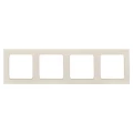 Изображение товара Рамка EKF PROxima Стокгольм 4 поста 82х290х5 мм, корпус - поликарбонат, монтаж - универсальный, цвет - белый