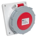 Изображение товара Розетка стационарная EKF 16А 380В 5 полюсов 3Р+РЕ+N, степень защиты IP67, корпус - полиамид, цвет белый-красный-серый ps-4152-16-380