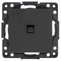 Изображение товара Розетка телефонная EKF Стокгольм 1-местная, механизм, способ монтажа - скрытый, цвет - черный