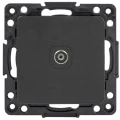 Изображение товара Розетка телевизионная EKF Стокгольм 1-местная, 10дБ-240МГц, оконечная, механизм, способ монтажа - скрытый, цвет - черный EZA00-227-10