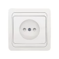 Изображение товара Розетка EKF PROxima Лондон 1-местная IP20 без заземления белая