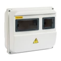 Изображение товара Щит учетно-распределительный EKF Basic ЩУРн-П IP55 224х270х110 мм, пластиковый, количество модулей - 3, цвет - белый