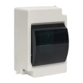 Изображение товара Бокс EKF PROxima КМПн IP30 143х102х82 мм, с дверцей, пластиковый, количество рядов - 1, количество модулей - 4, цвет - белый