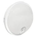 Изображение товара Светильник светодиодный EKF PROxima ДПО 15 Вт ЖКХ, световой поток 1500Лм, цветовая температура 4000К, IP65, с инфракрасным датчиком, цвет - белый, форма - круг