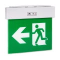 Изображение товара Светильник EKF PROxima EXITplus 1.5 Вт аварийный двухстороний пиктограмма - Направление к выходу, IP20, цвет - белый