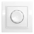 Изображение товара Светорегулятор поворотный EKF Минск 600Вт IP20, материал корпуса - пластик, цвет - белый