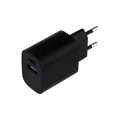 Изображение товара Зарядное устройство REXANT USB+Type-C cетевое, выходное напряжение - DC/5В, выходной ток - 2.4А, цвет - черный