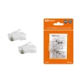 Изображение товара Разъем TDM RJ45 8P8C UTP неэкранированный для кабеля категории 5E, корпус поликарбонат
