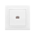 Изображение товара Розетка компьютерная RJ45 EKF BASIC Минск 1-местная белая IP20