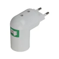 Изображение товара Переходник ЭРА PRH-E27/S с выключателем, IP20, 4 А, белый