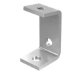 Изображение товара Прижим EKF STRUT-система S-Line балочный П-образный увеличенный 5 мм, высота - 90 мм, ширина - 40 мм, длина - 50 мм, толщина - 5 мм, материал - сталь, покрытие - цинкованние по методу Сендзимира, цвет - светло-серый