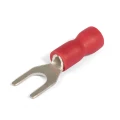 Изображение товара Наконечник вилочный КВТ НВИ 1.5-5 сечение 0.25-1.5 мм2, присоединительная часть 5.4 мм, материал - медь, цвет - красный